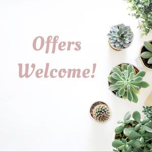 Reasonable offers accepted